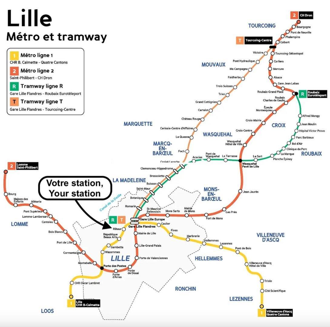 Lille Grand Place - Comfortable For 3 Pers公寓 外观 照片